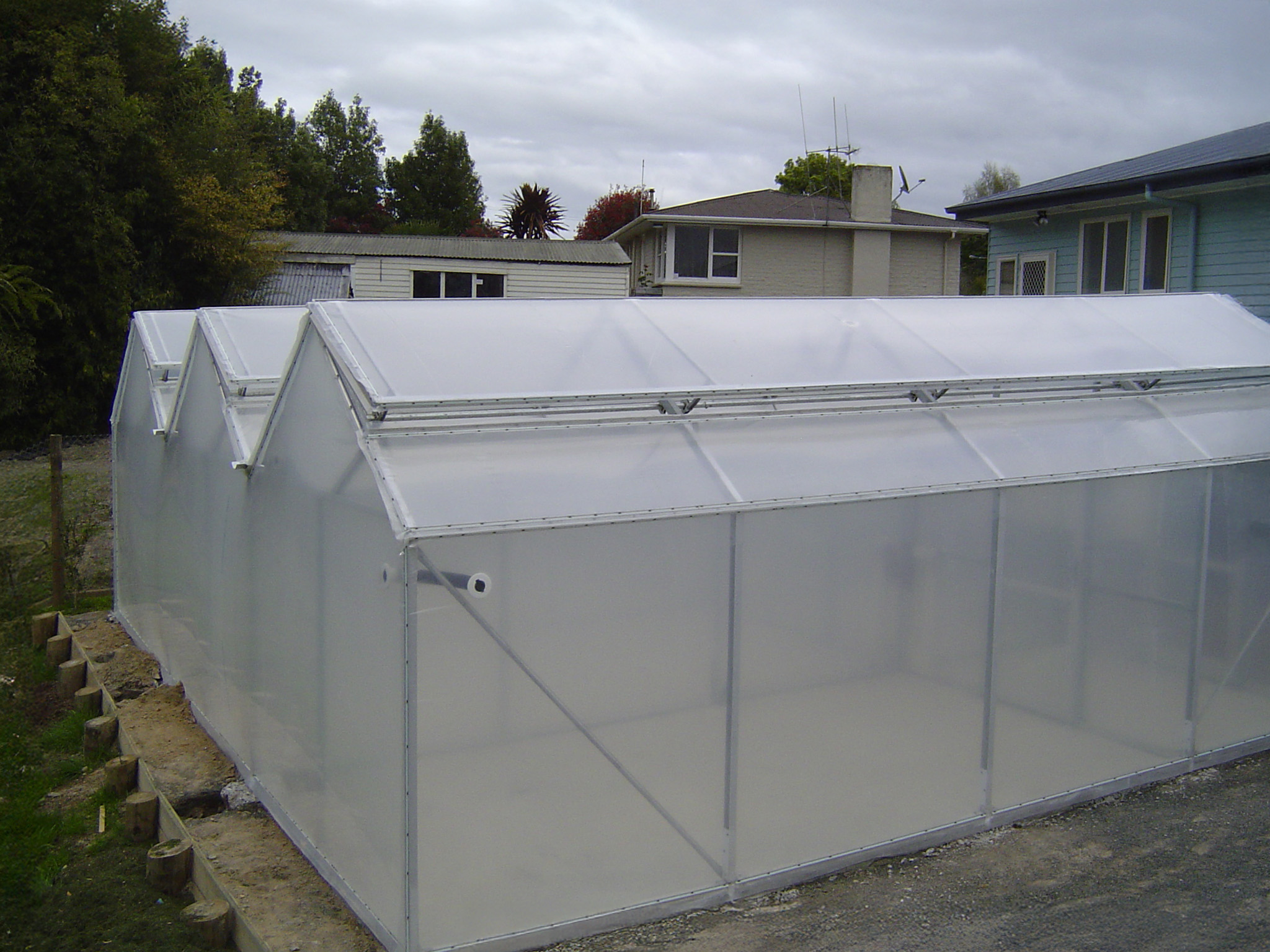 Big quarantine facility - exterior - side view